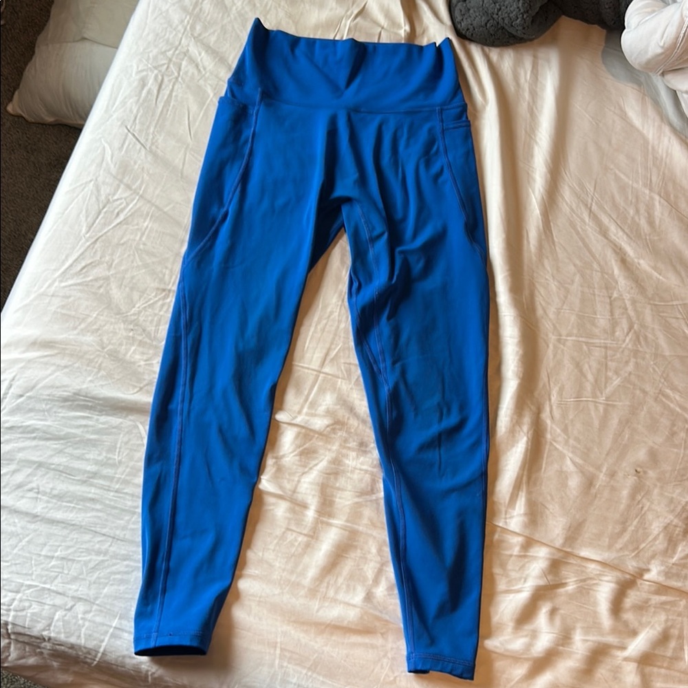 Vibrant Blue High-Waisted LSKD medium Leggings